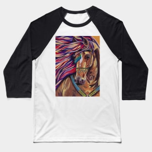 Dressed Up - Arabian Horse Painting Baseball T-Shirt